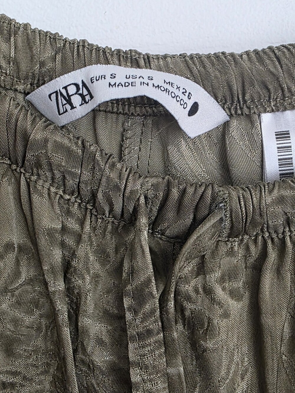 ZARA Jacquard ZW Collection Tied Pants - Picture 6 of 13